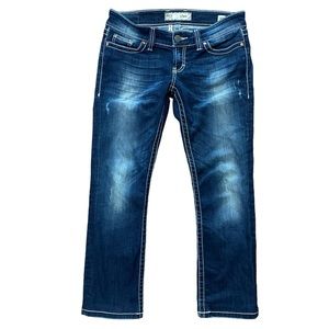 BKE by Buckle “Stella” Ankle Skinny Dark Wash Denim Jeans Size 30 Short